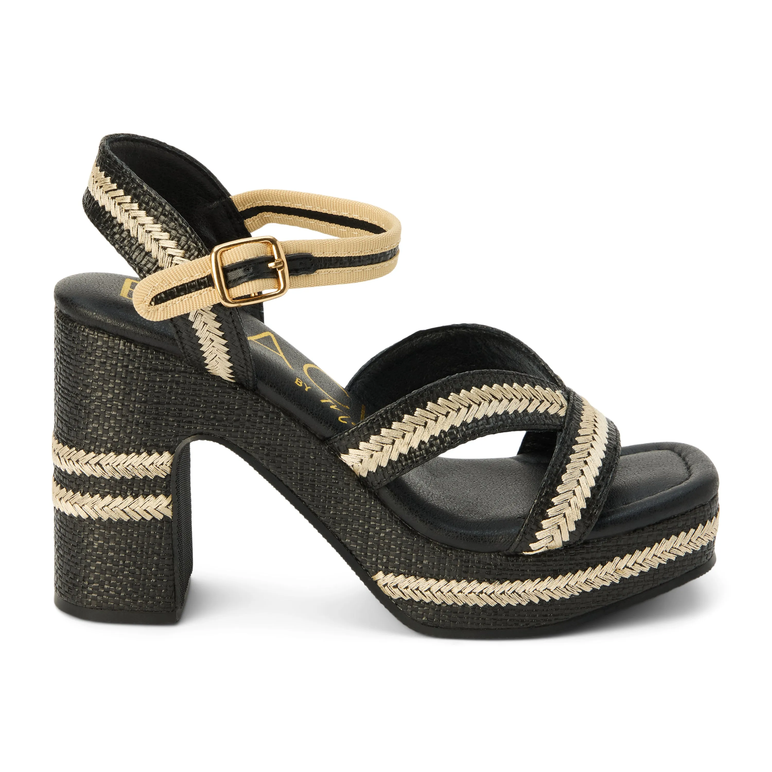 Addie Black Base Heel