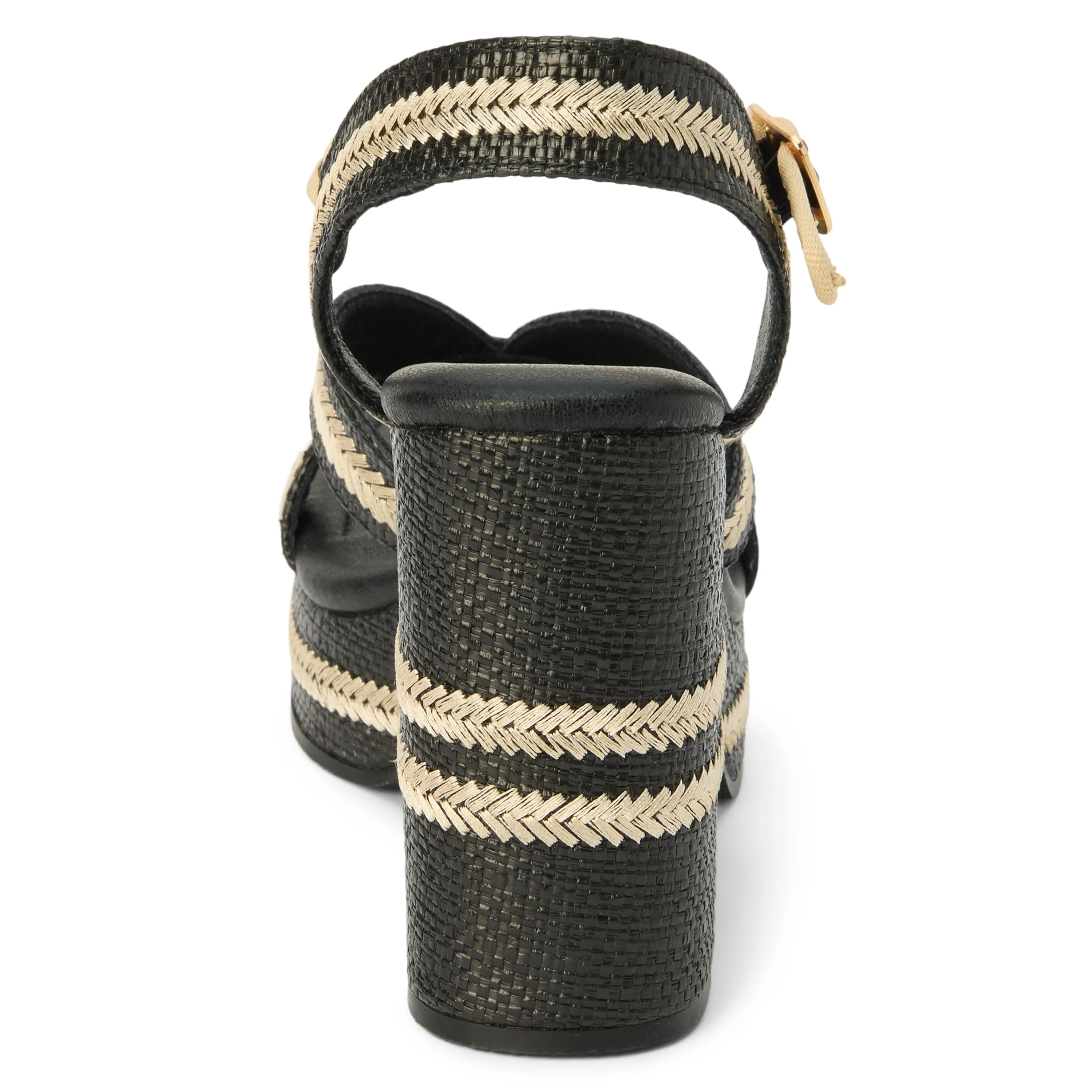 Addie Black Base Heel