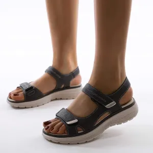Adjustable Strap Sandals with Cushioned Comfort Sole