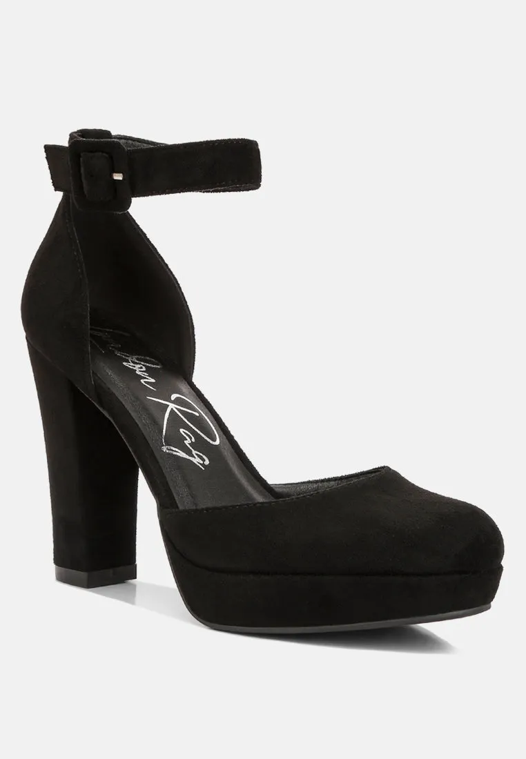 Ankle Strap Platform Heel Sandals By Ruw