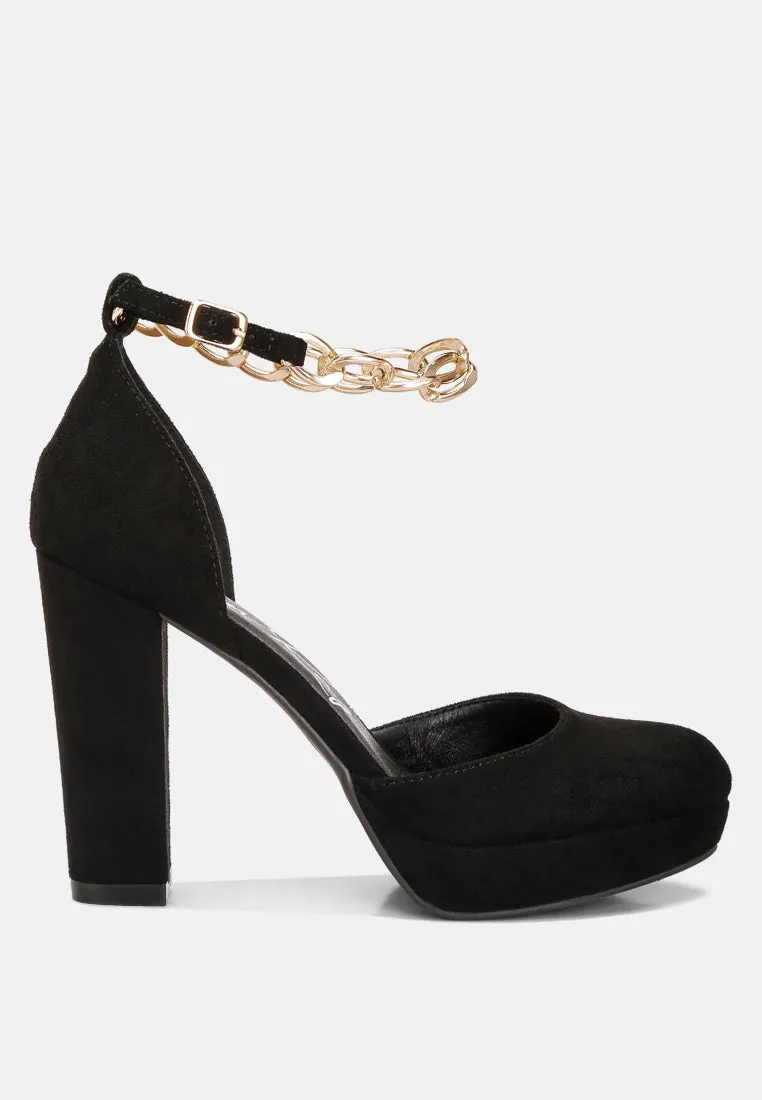 Ankle Strap Platform Heel Sandals By Ruw