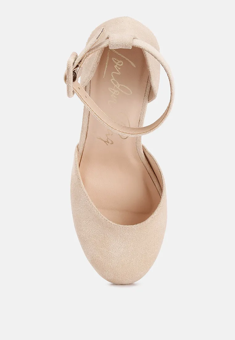 Ankle Strap Platform Heel Sandals By Ruw