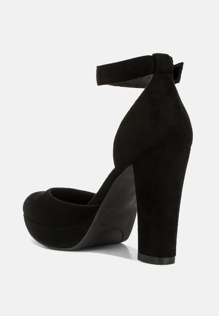 Ankle Strap Platform Heel Sandals By Ruw