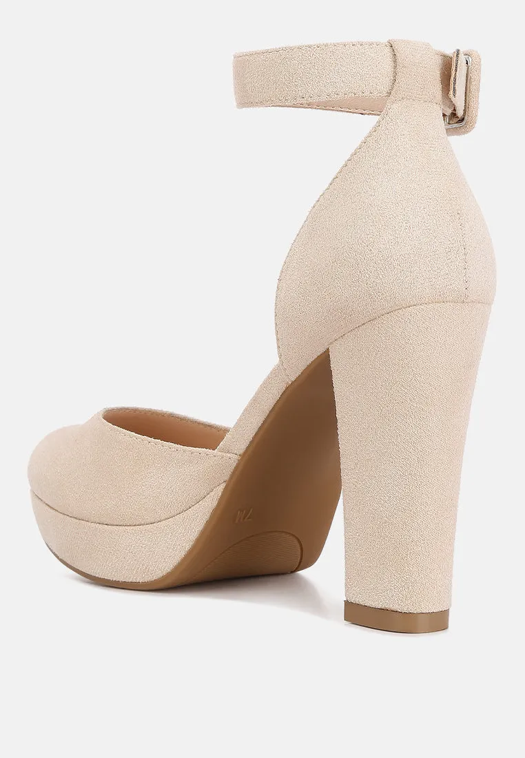 Ankle Strap Platform Heel Sandals By Ruw