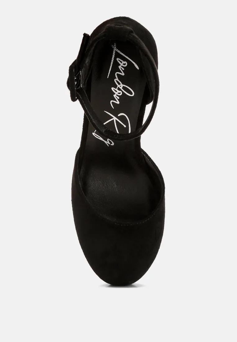 Ankle Strap Platform Heel Sandals By Ruw