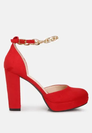 Ankle Strap Platform Heel Sandals By Ruw