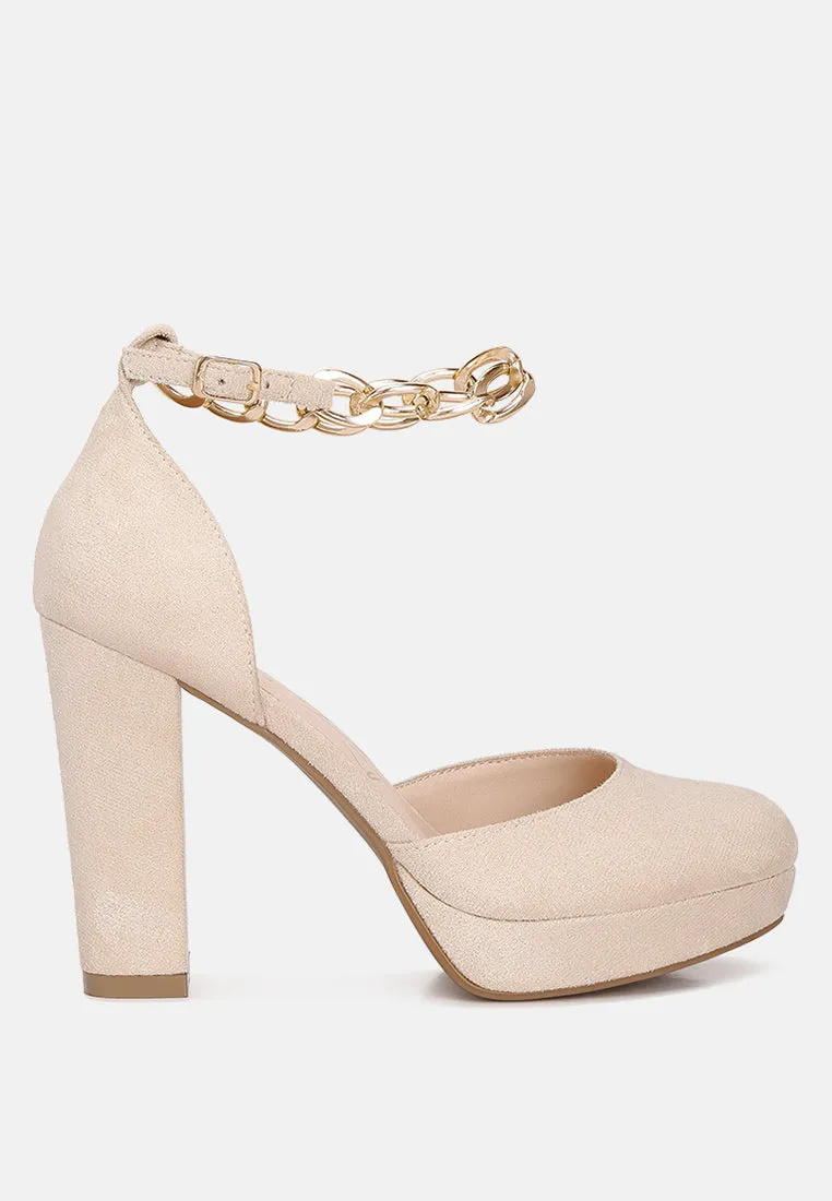 Ankle Strap Platform Heel Sandals By Ruw
