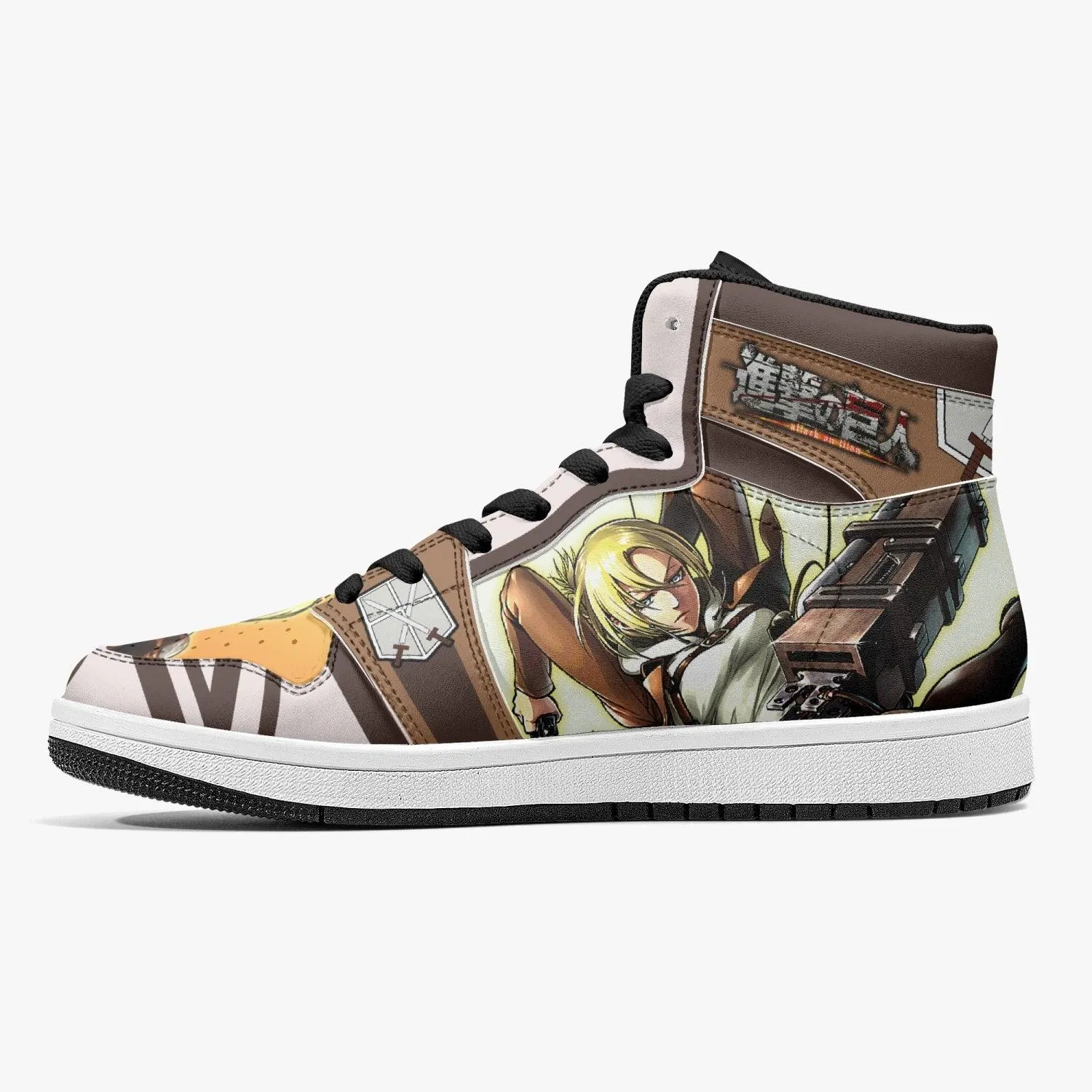 Annie Leonhart Training Corps Attack on Titan Mid 1 Basketball Shoes