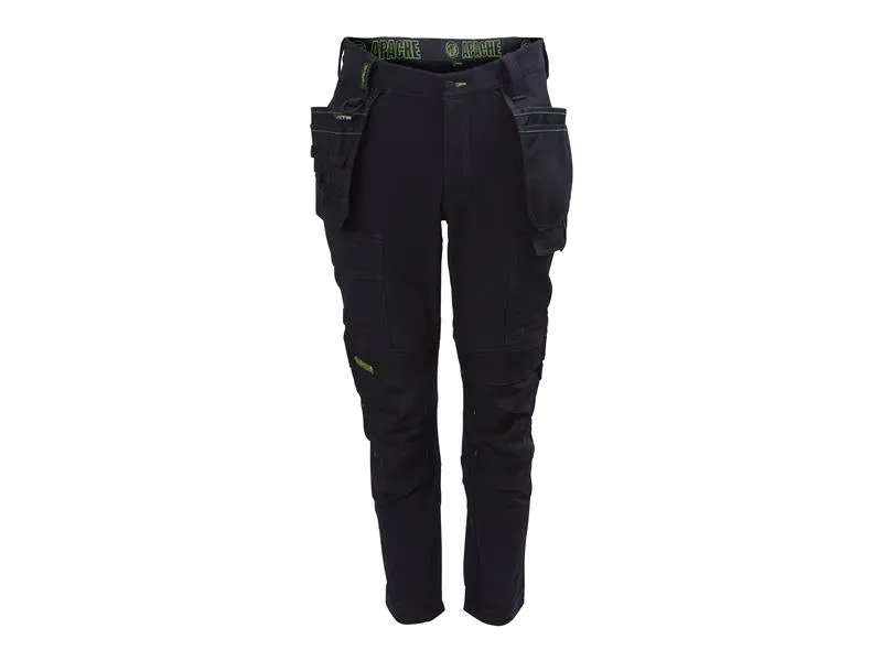Apache Calgary Black Stretch Holster Trousers Waist 32in Leg 31in