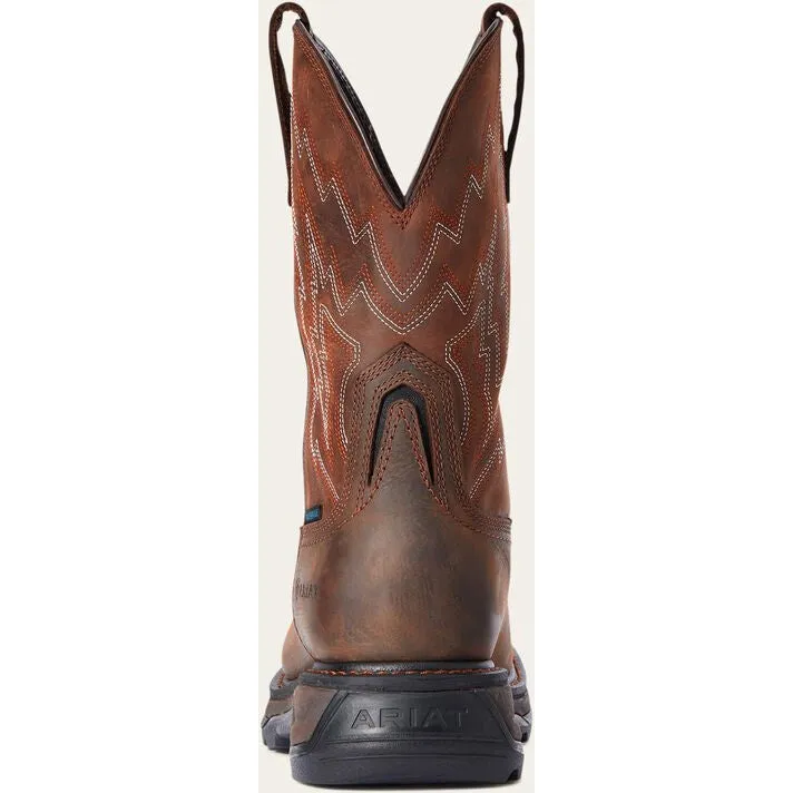 Ariat Men's Big Rig Soft Toe Waterproof Western Work Boot - Brown - 10033991