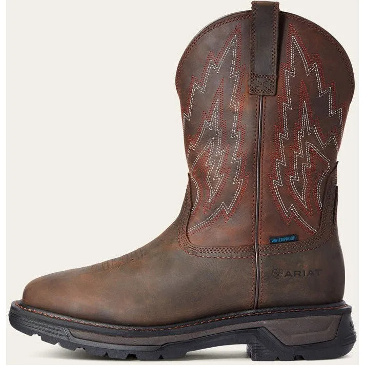 Ariat Men's Big Rig Soft Toe Waterproof Western Work Boot - Brown - 10033991