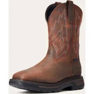 Ariat Men's Big Rig Soft Toe Waterproof Western Work Boot - Brown - 10033991