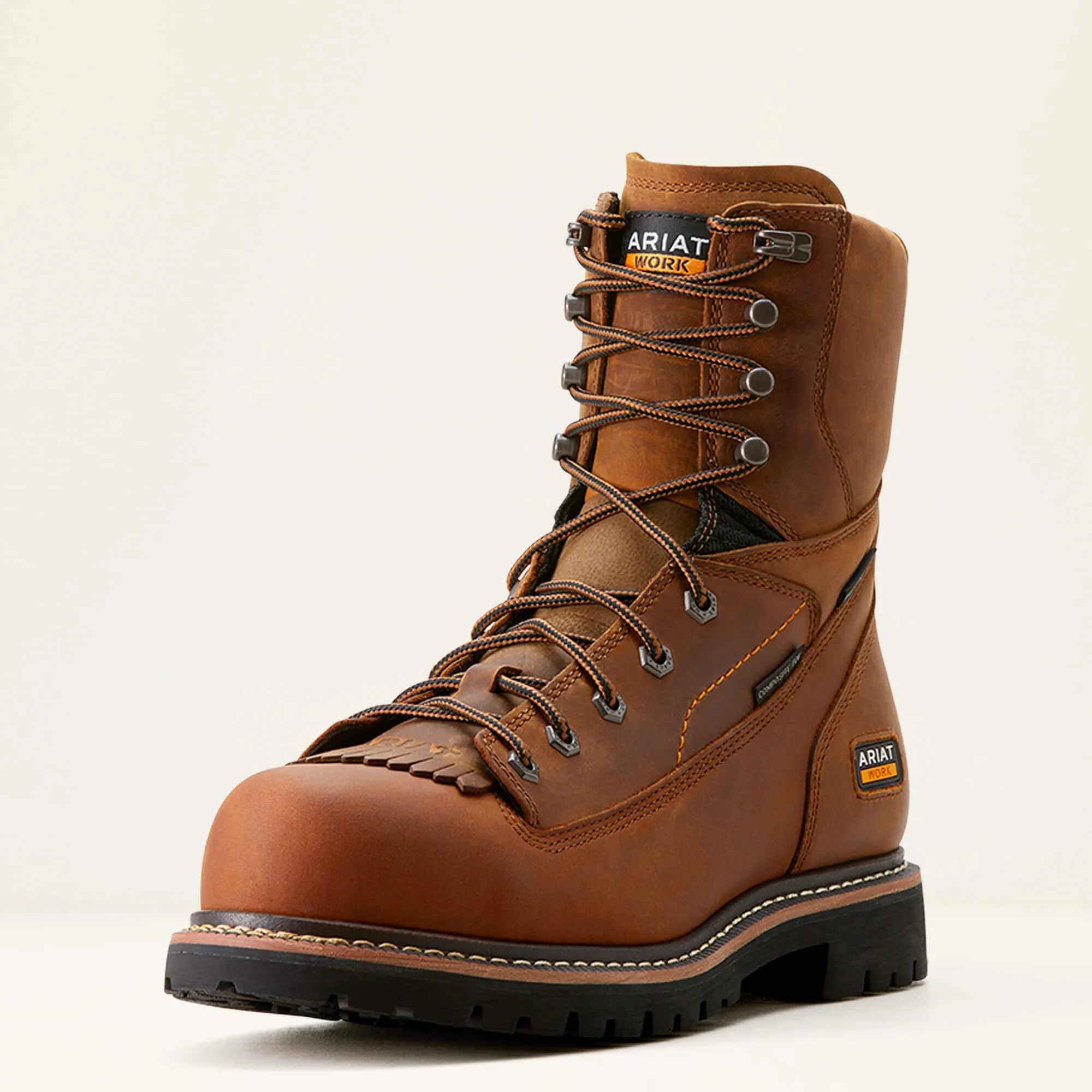 Ariat Men's Longview Shock Shield 8" Comp Toe WP Work Boot - 10053817