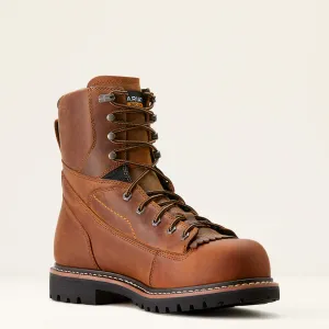 Ariat Men's Longview Shock Shield 8" Comp Toe WP Work Boot - 10053817