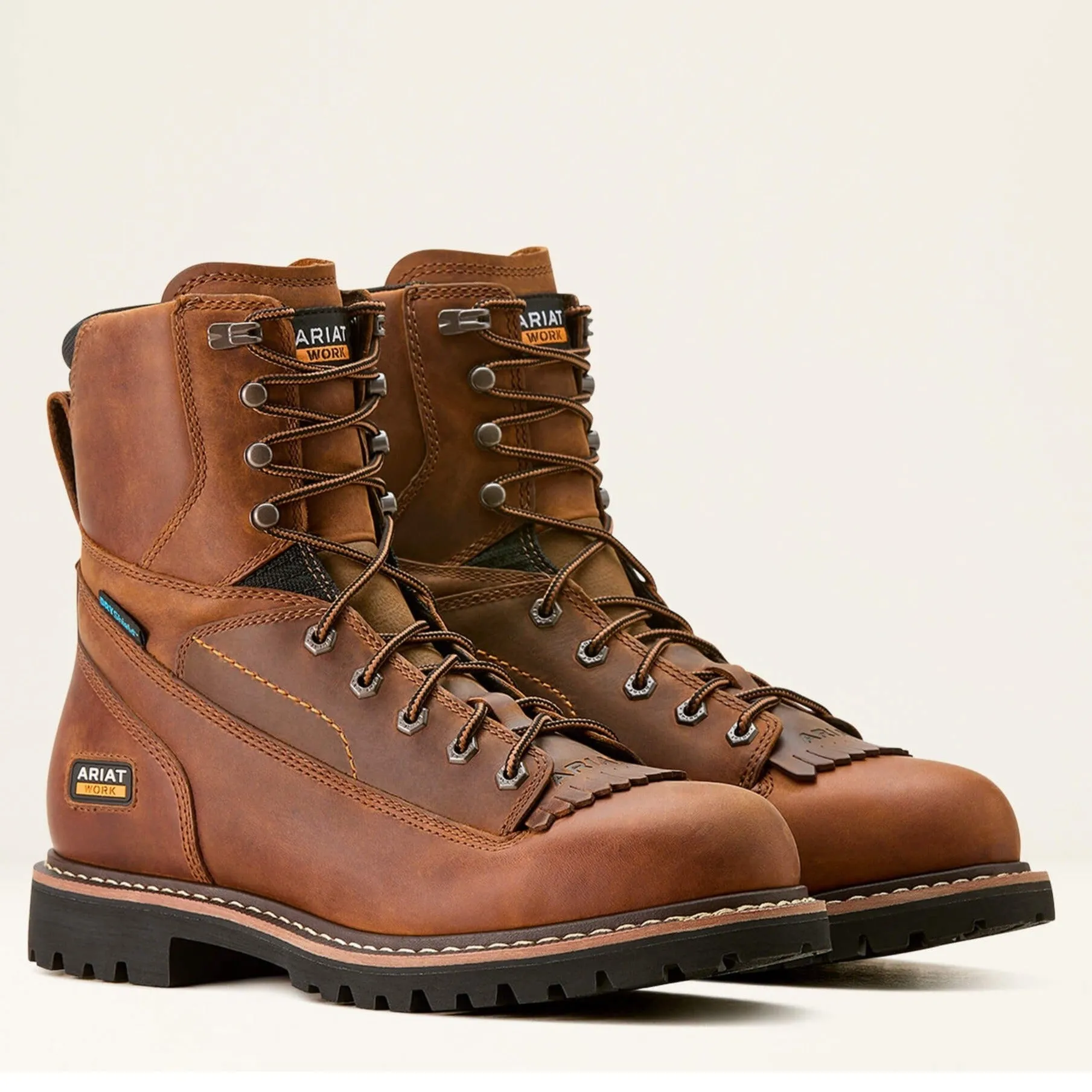 Ariat Men's Longview Shock Shield 8" Soft Toe WP Work Boot - 10053818
