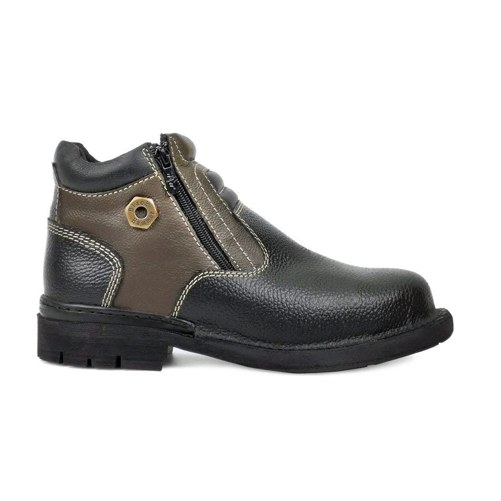 Black Hammer Men 4000 Series Mid Cut Safety Shoes BH 4891