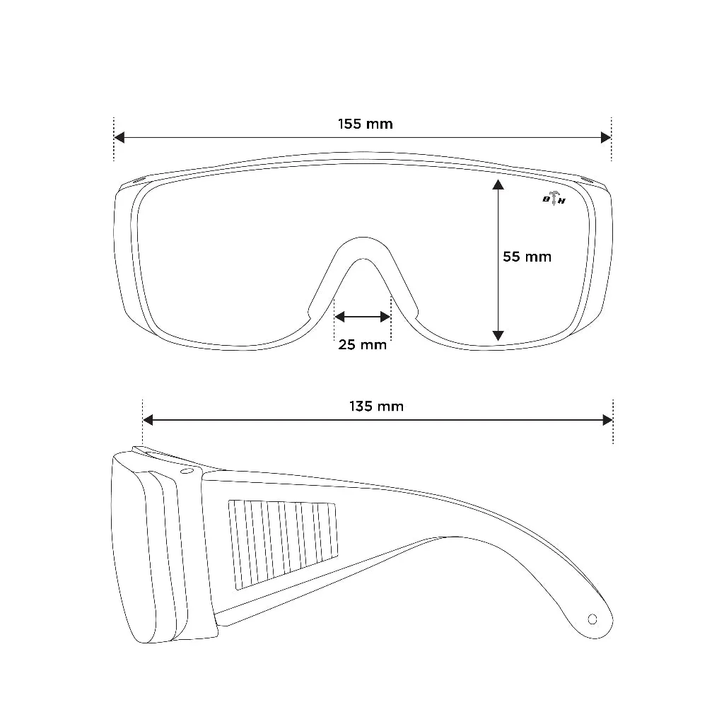 Black Hammer Safety Goggles AB