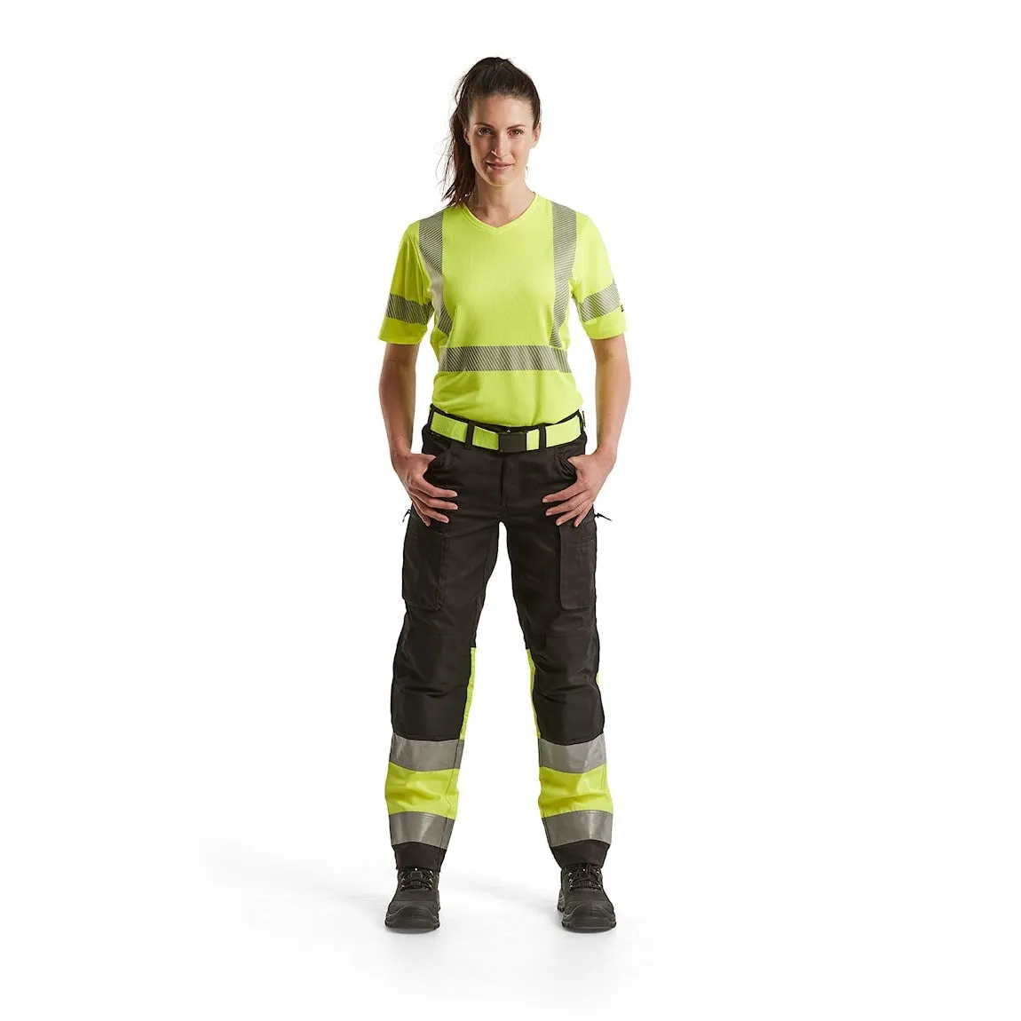 Blaklader Women's Hi-Vis Trousers with Stretch 7161