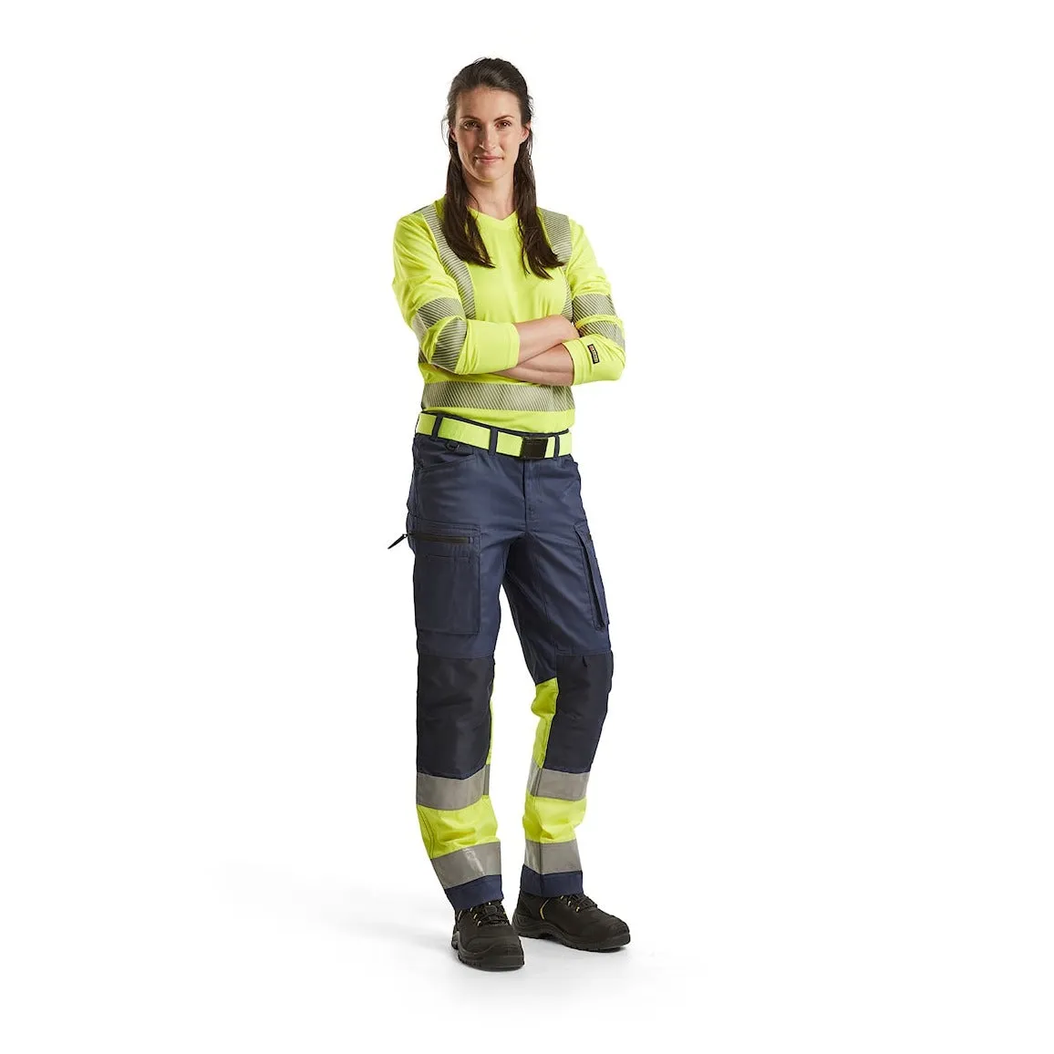 Blaklader Women's Hi-Vis Trousers with Stretch 7161
