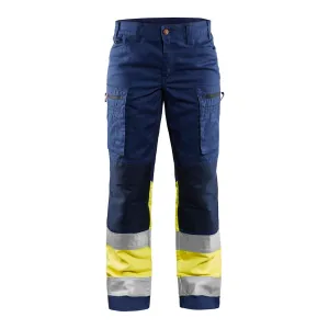 Blaklader Women's Hi-Vis Trousers with Stretch 7161
