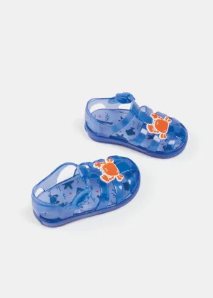 Blue Jelly Beach Sandals
