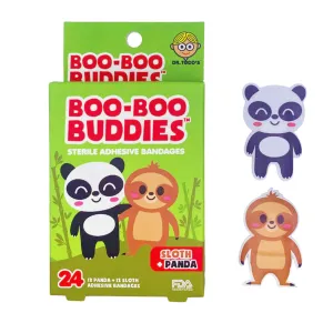 Boo-Boo Buddies Sterile Adhesive Bandages - Sloth   Panda