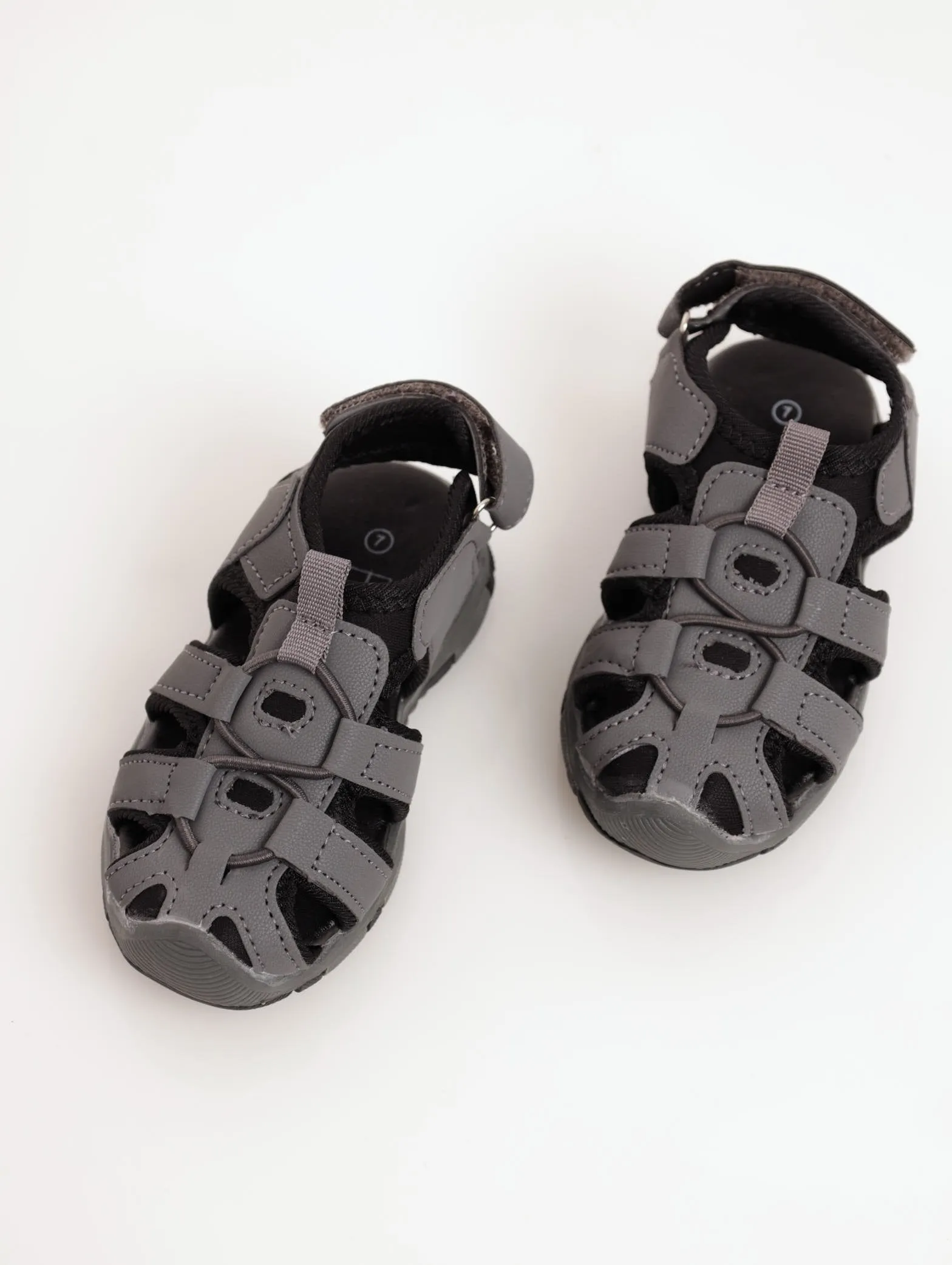 Boys Closed Toe Adventure Shoe - Grey