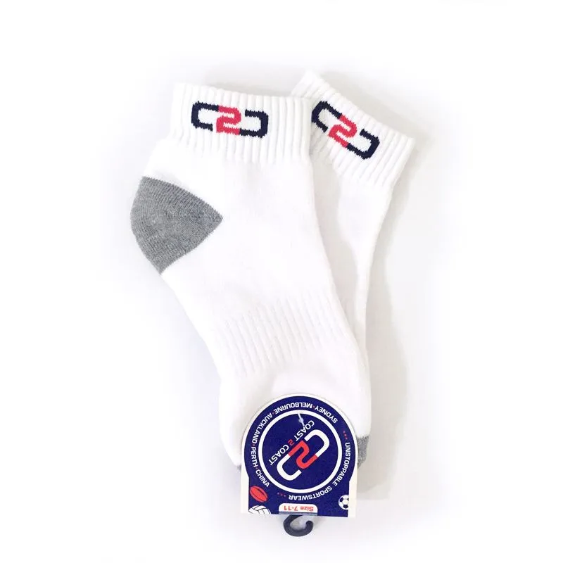 C2C Classic Anklet Socks White