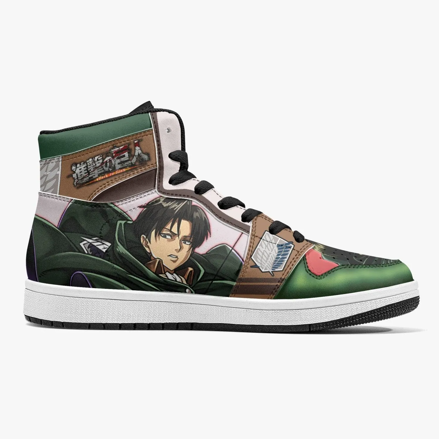 Captain Levi Attack on Titan Mid 1 Basketball Shoes