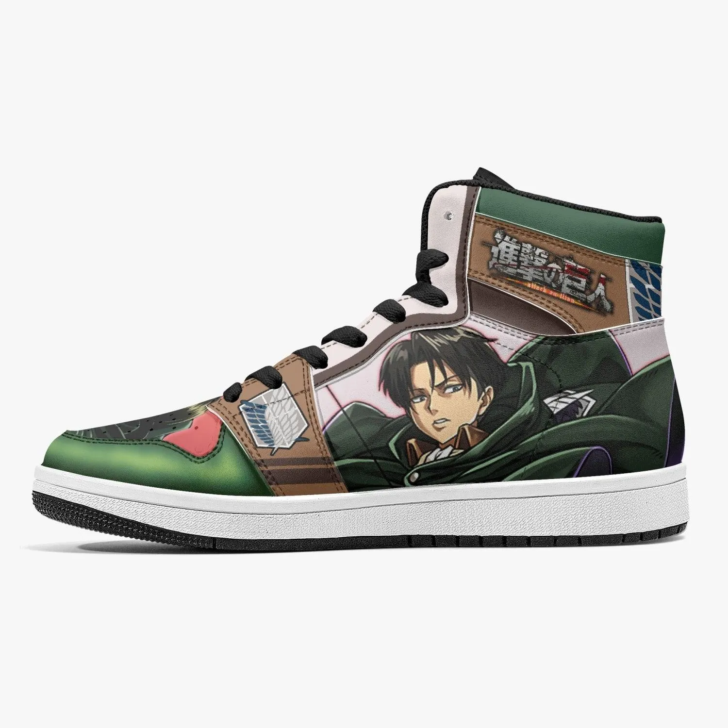 Captain Levi Attack on Titan Mid 1 Basketball Shoes