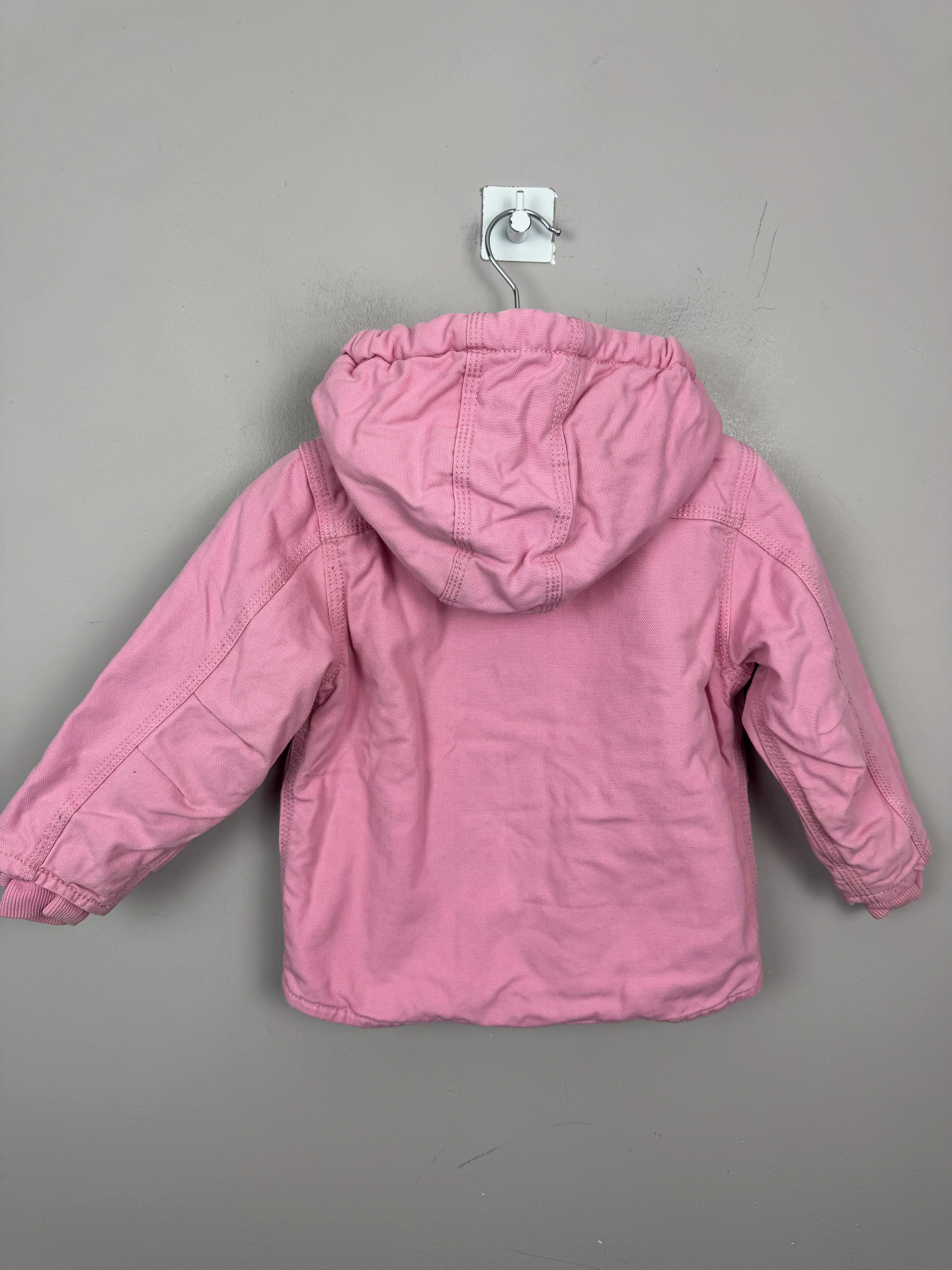 Carhartt Baby Pink Hooded Jacket 2y