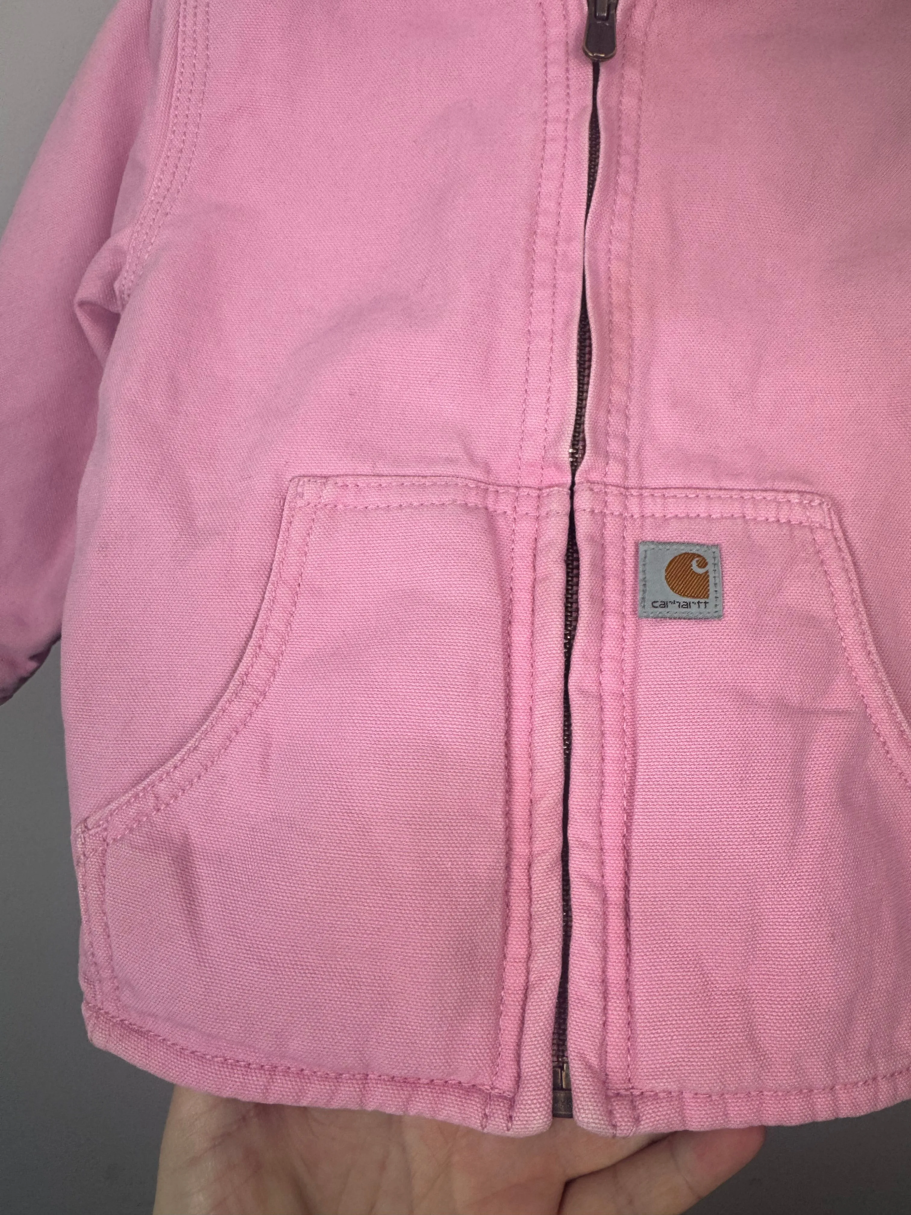 Carhartt Baby Pink Hooded Jacket 2y