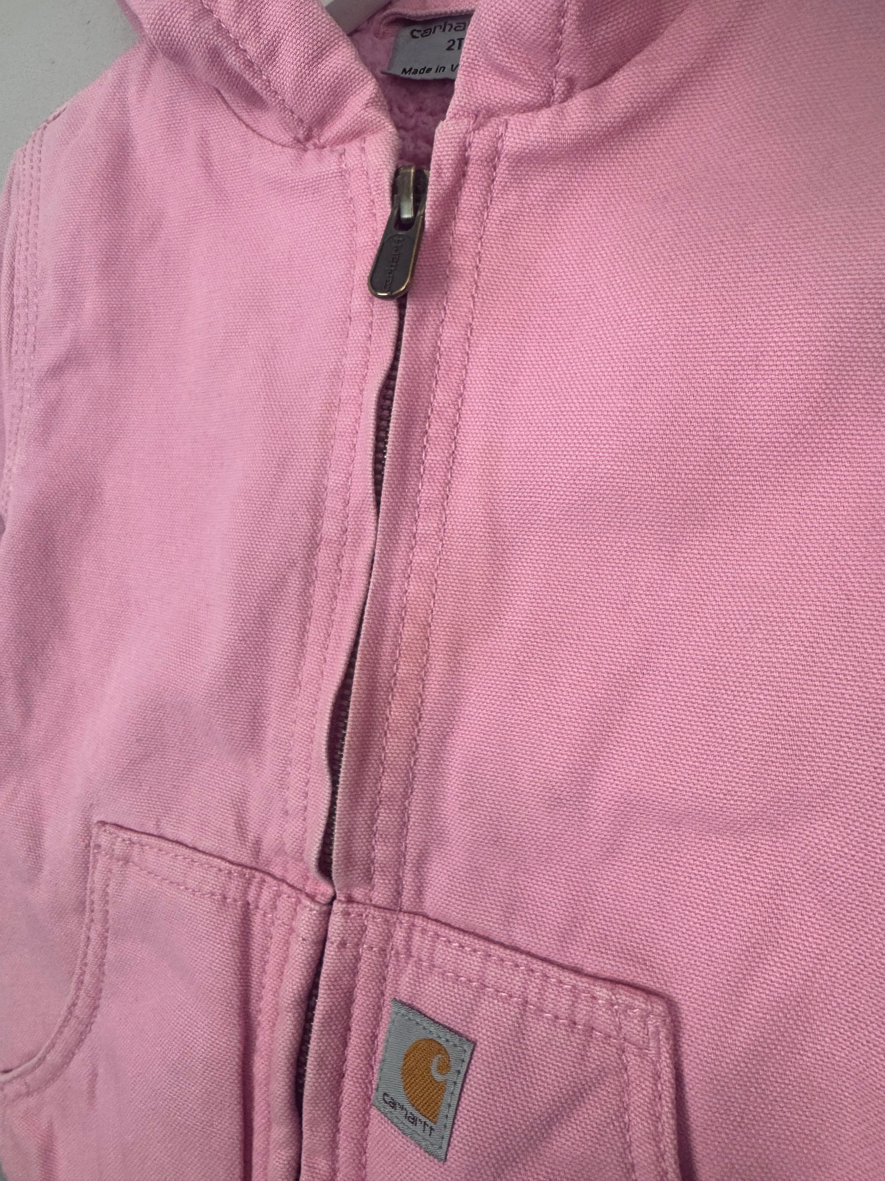 Carhartt Baby Pink Hooded Jacket 2y