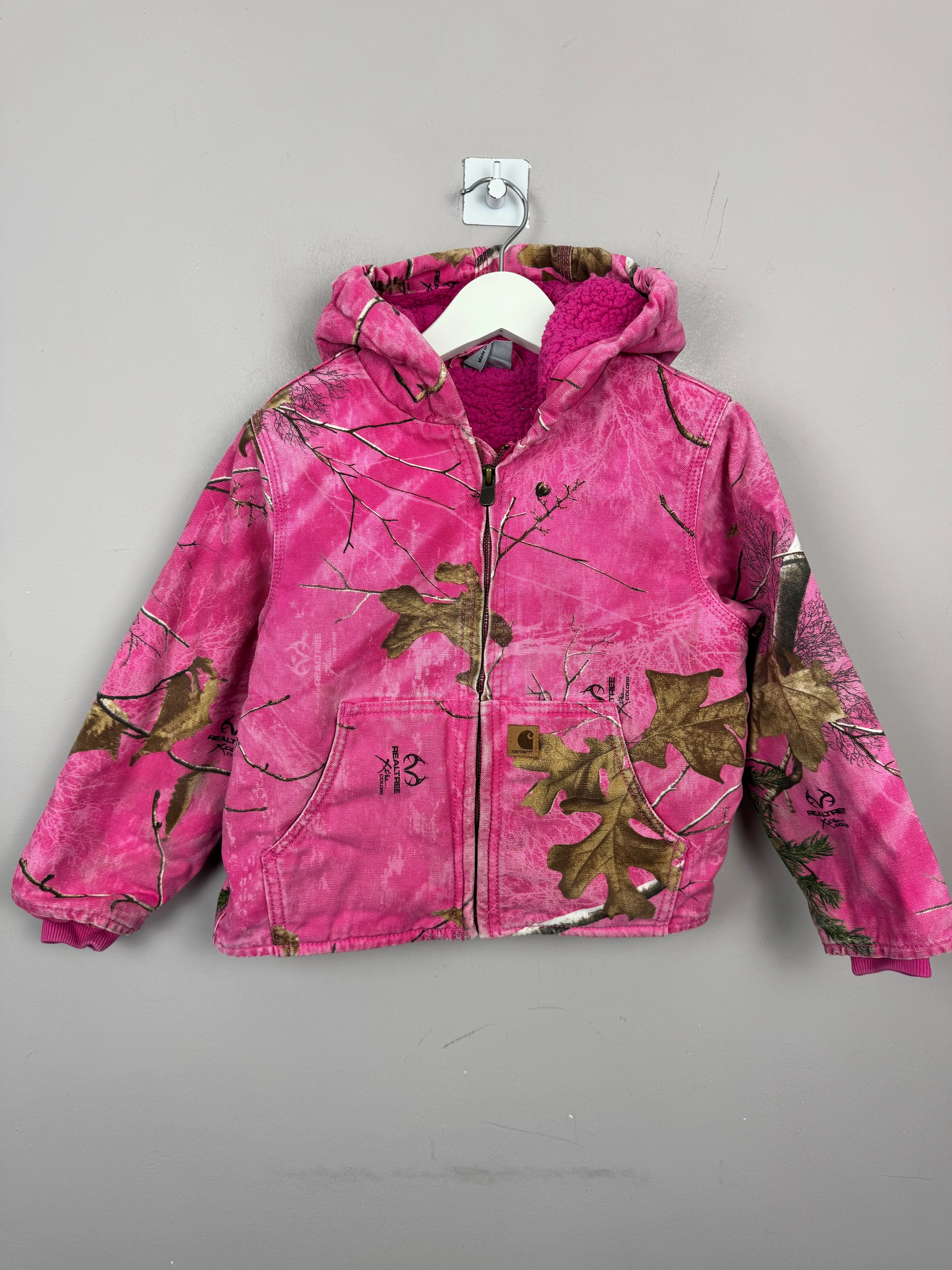 Carhartt Pink Realtree Jacket 4-5y
