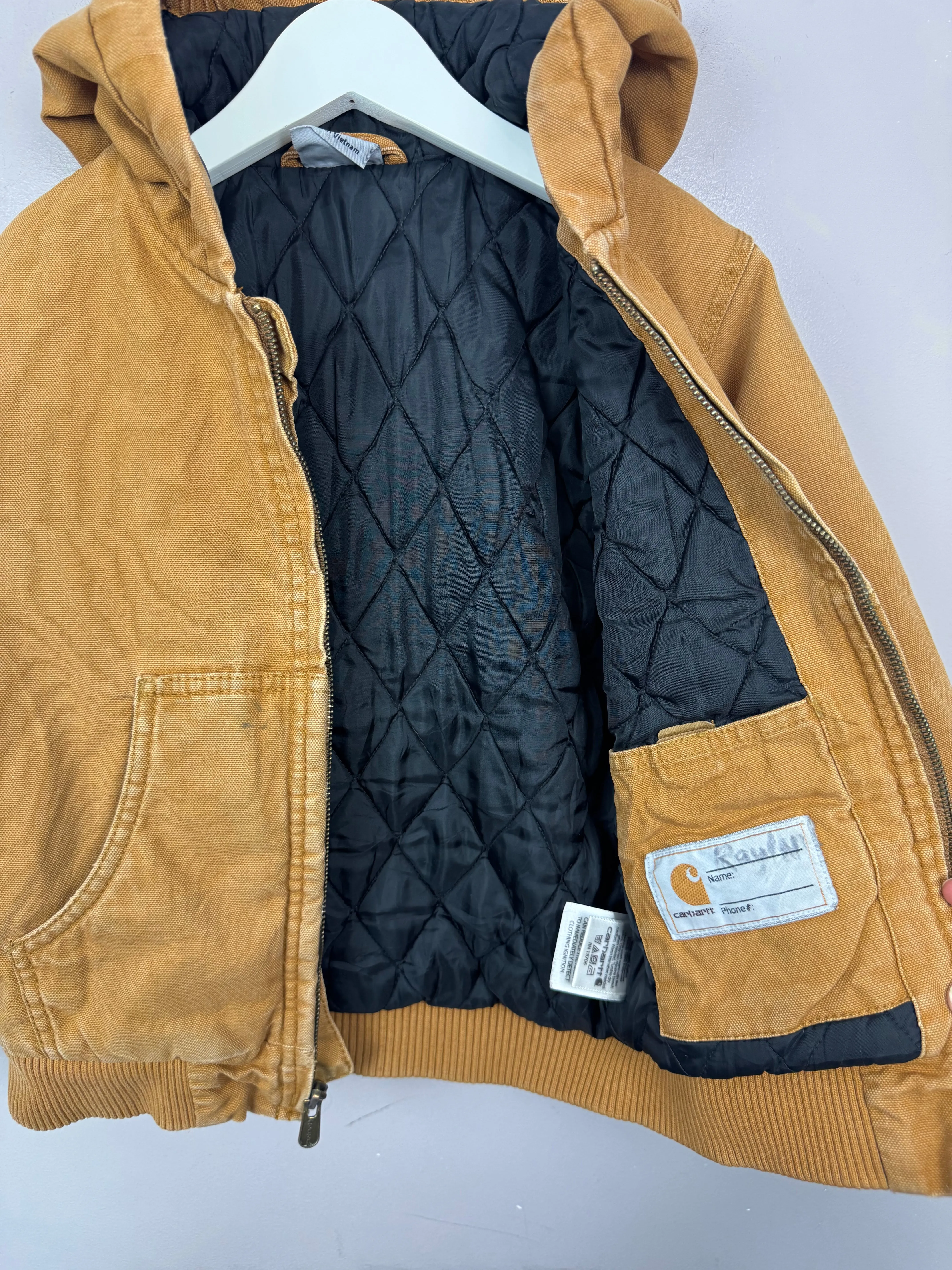 Carhartt Sand Hooded Jacket 4-5y
