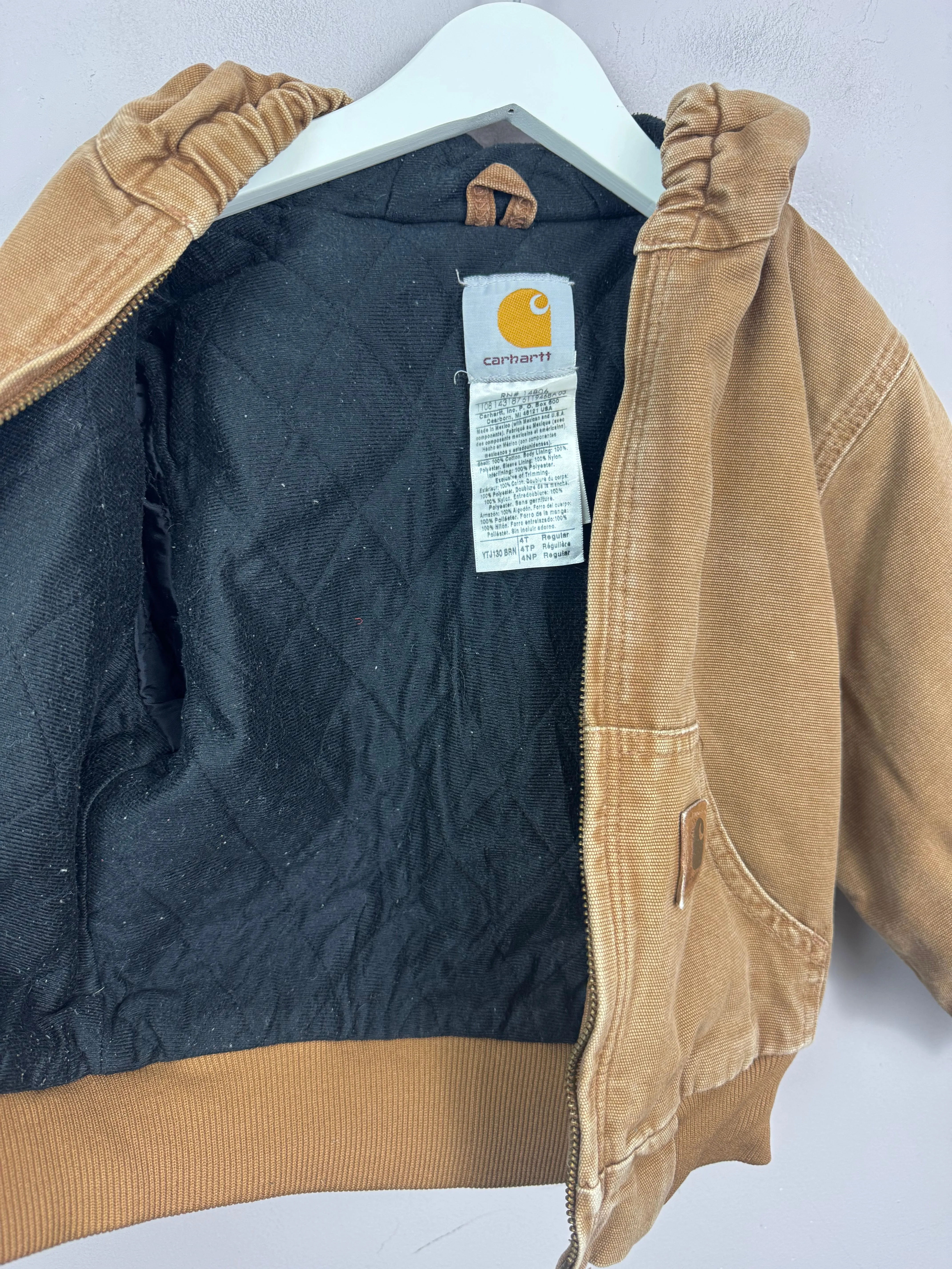 Carhartt Sand Hooded Jacket 4y