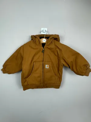 Carhartt Tan Hooded Jacket 12m