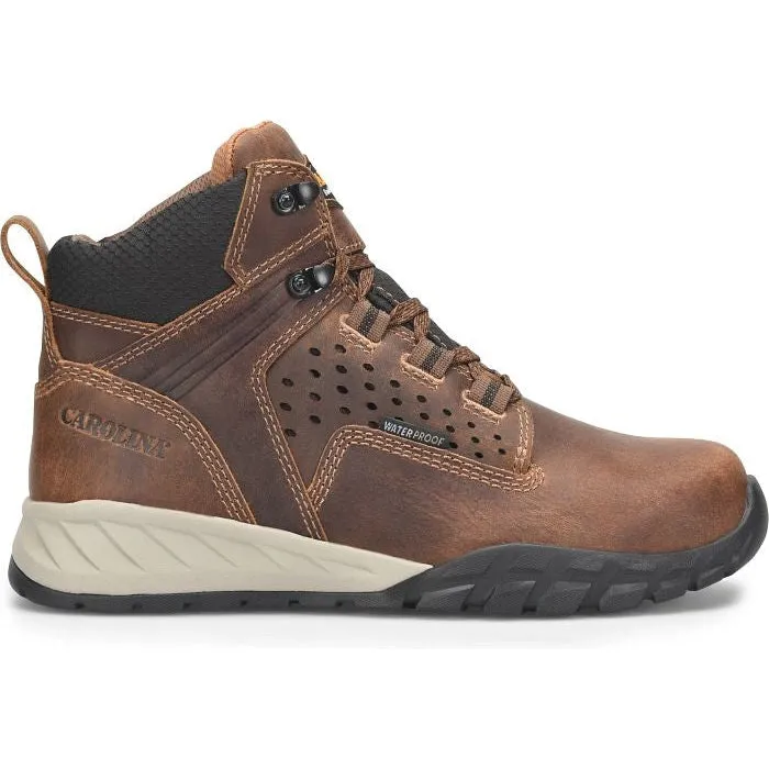 Carolina Men's Energy 6" Composite Waterproof Slip Resistant Hiker Boot -Brown- CA5592