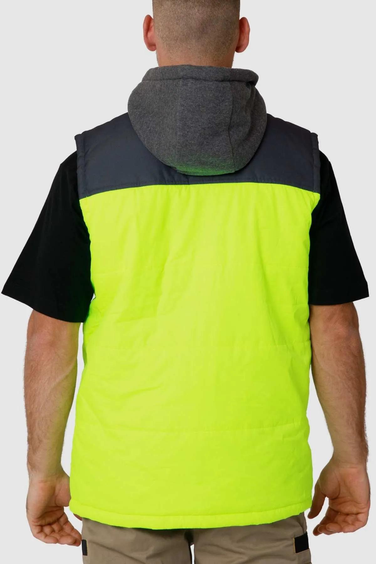 CAT Hi Vis Hooded Work Vest