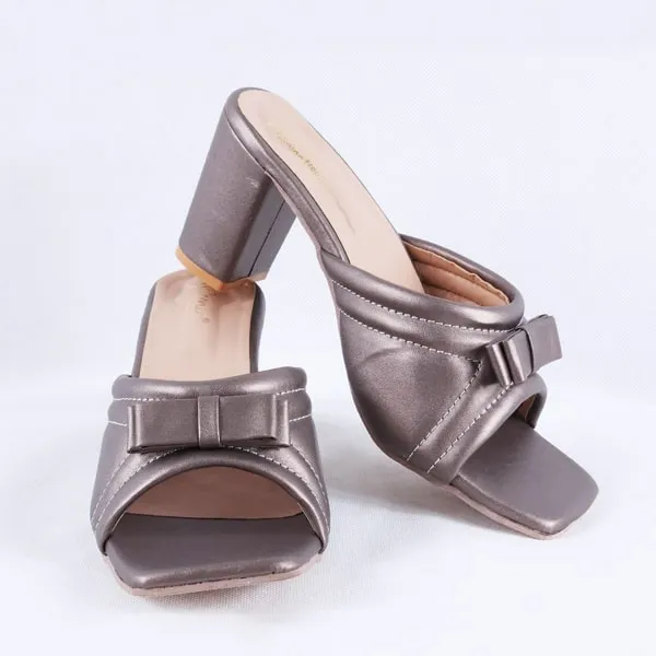 Cemic Copper Block Heels Sandals