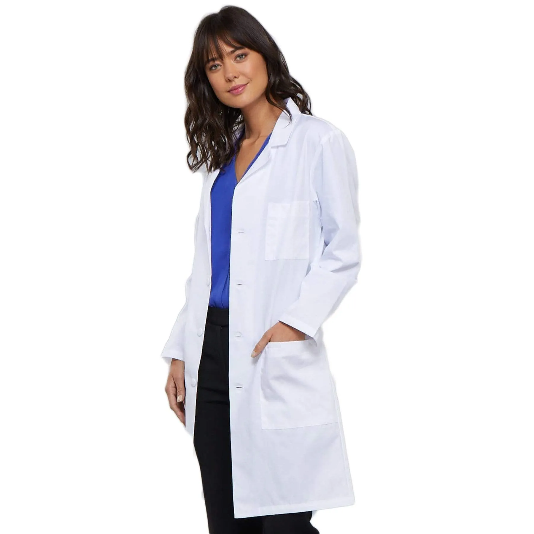Cherokee Workwear Professionals 1346 Lab Coat Unisex 40" White