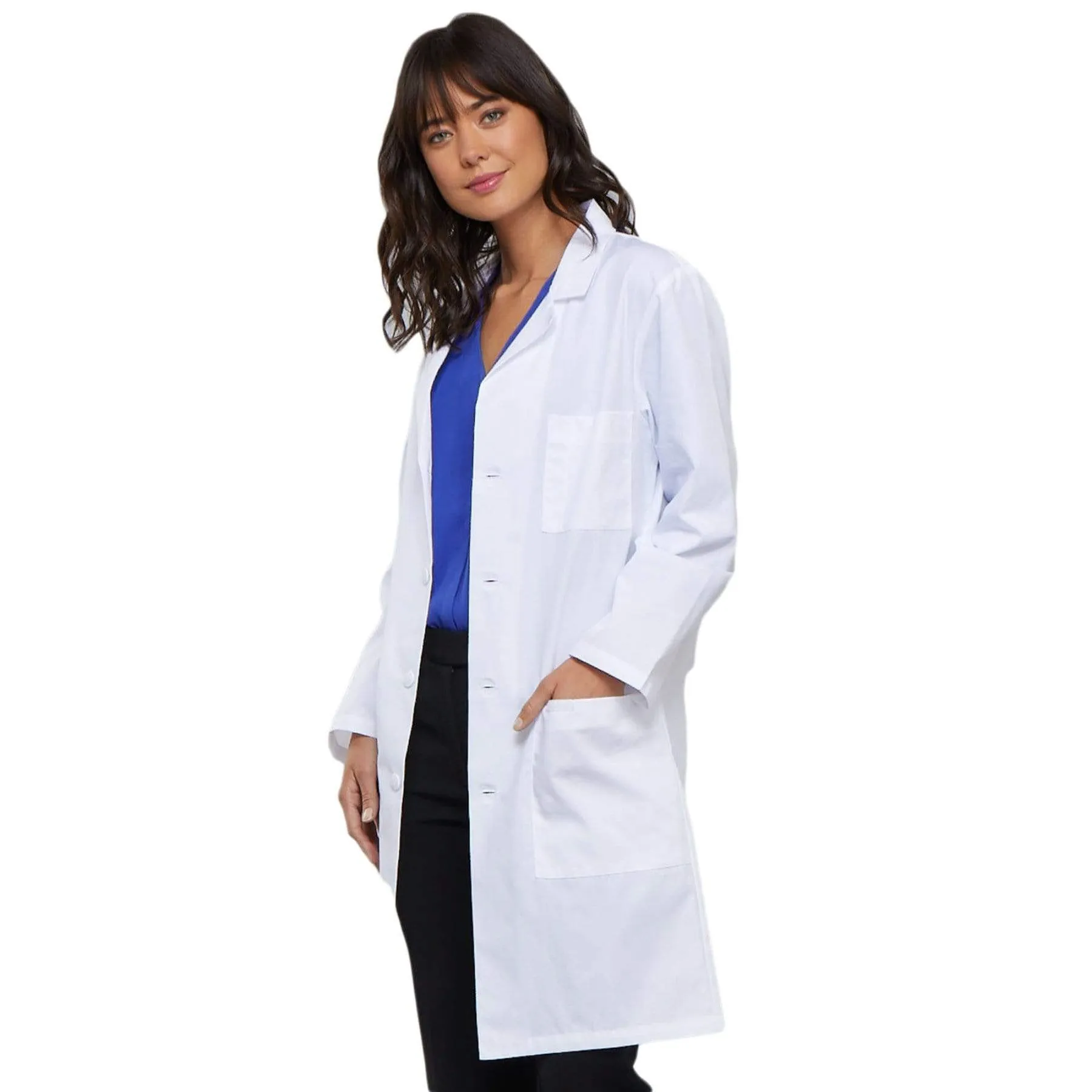 Cherokee Workwear Professionals 1346 Lab Coat Unisex 40" White