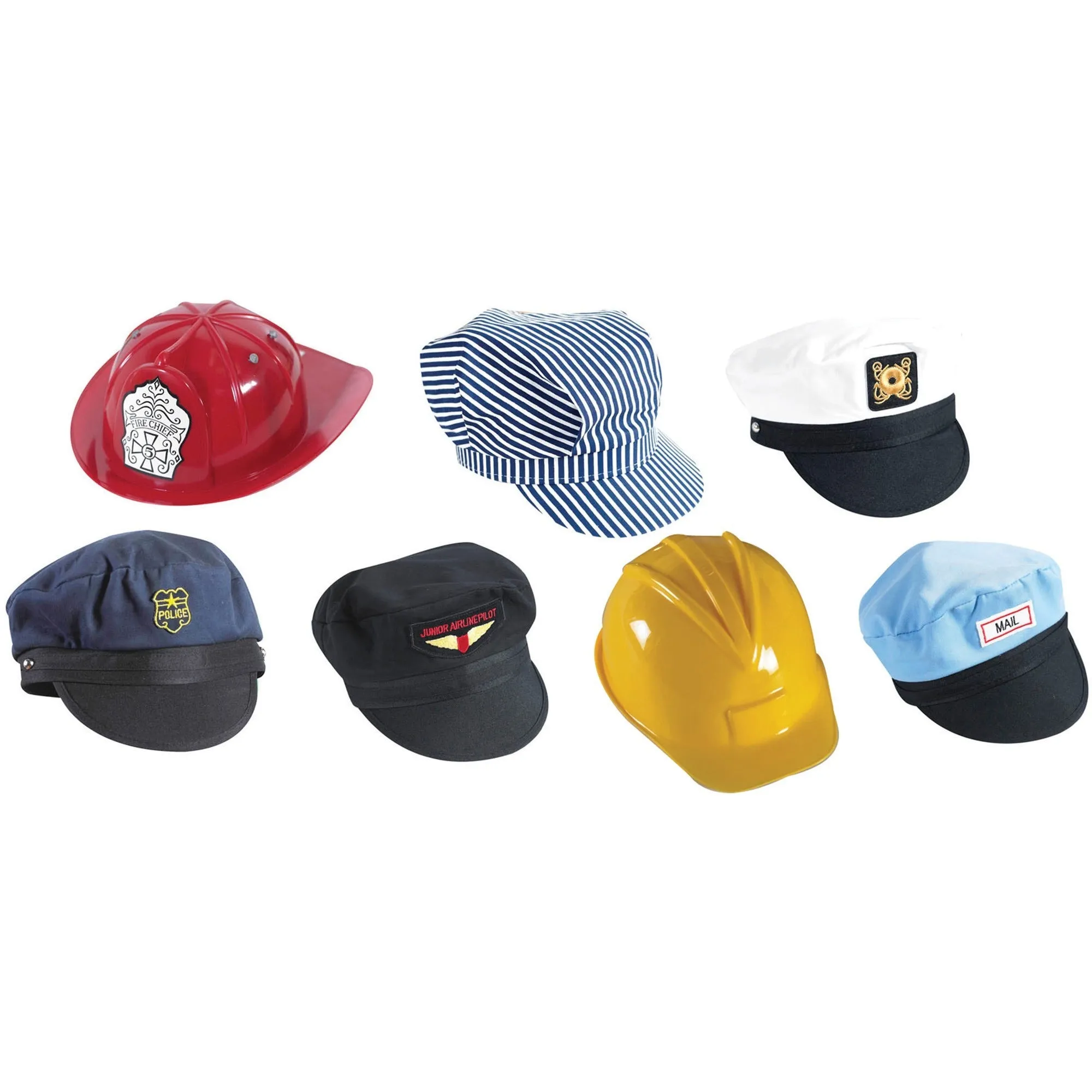 Children's Factory Go To Work Hats Play Set