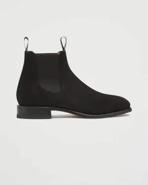 Craftsman Black Yearling Suede
