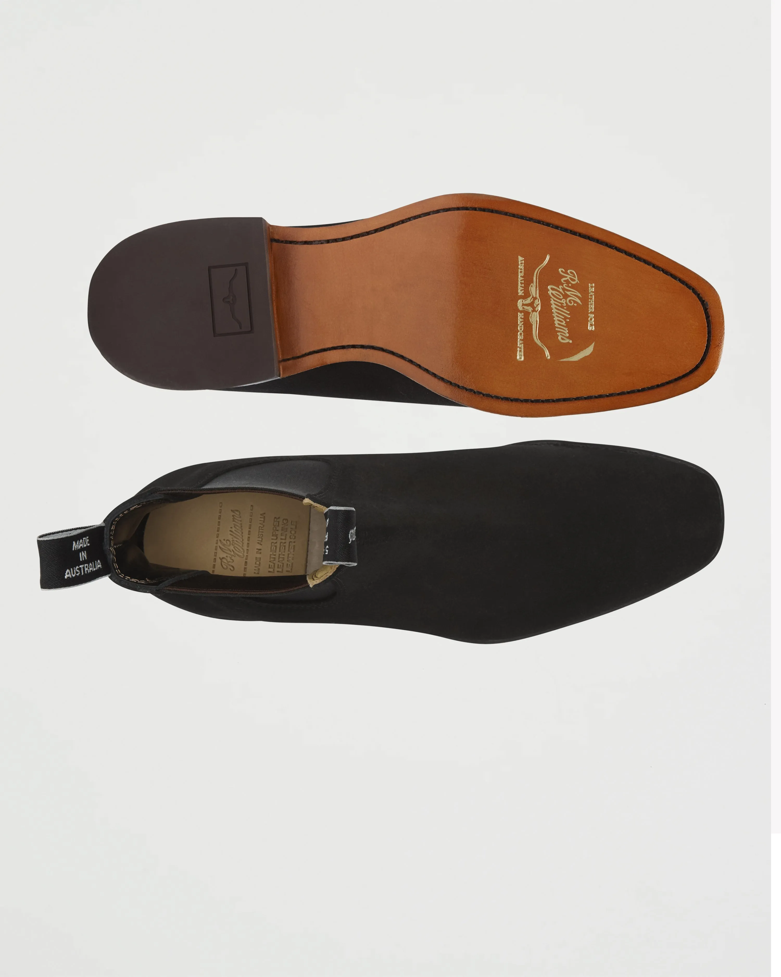 Craftsman Black Yearling Suede