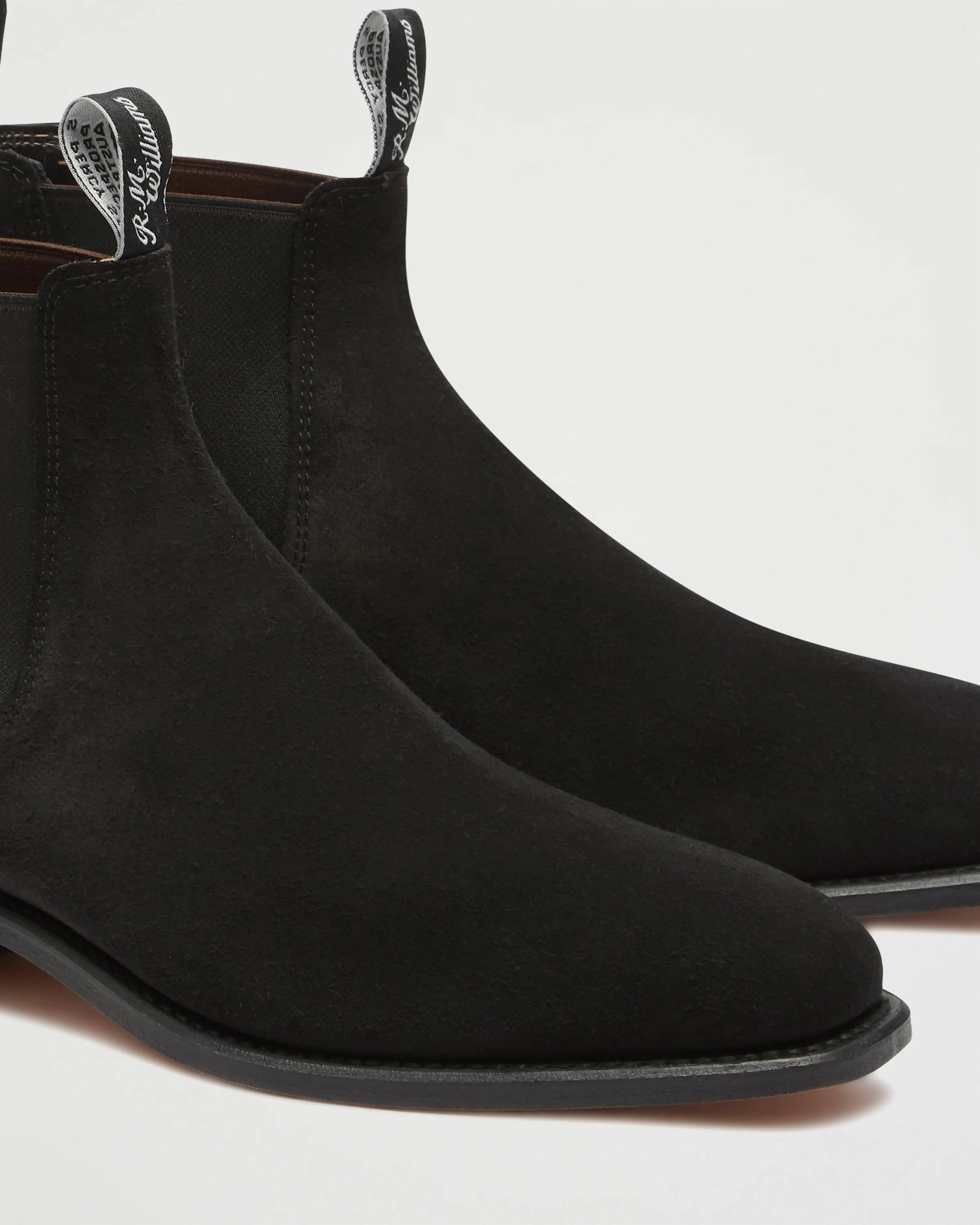Craftsman Black Yearling Suede