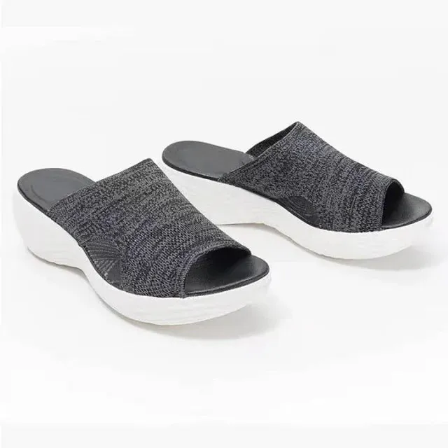 Cushioned Orthopedic Sandals with Supportive Slip-On Design