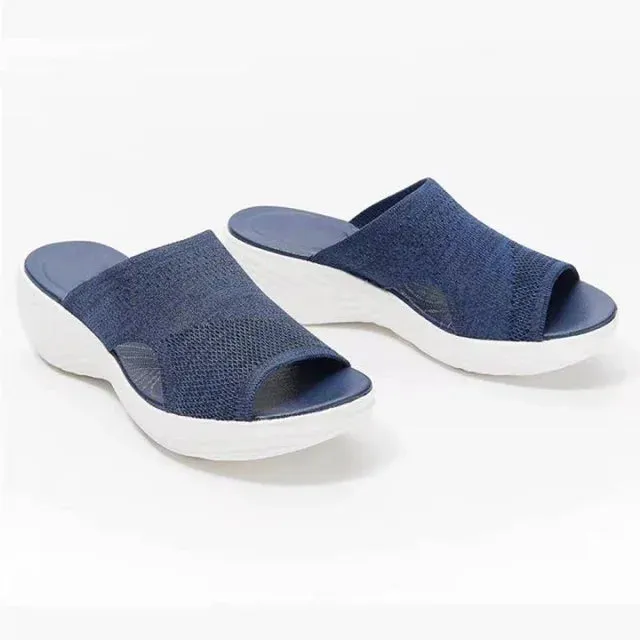 Cushioned Orthopedic Sandals with Supportive Slip-On Design