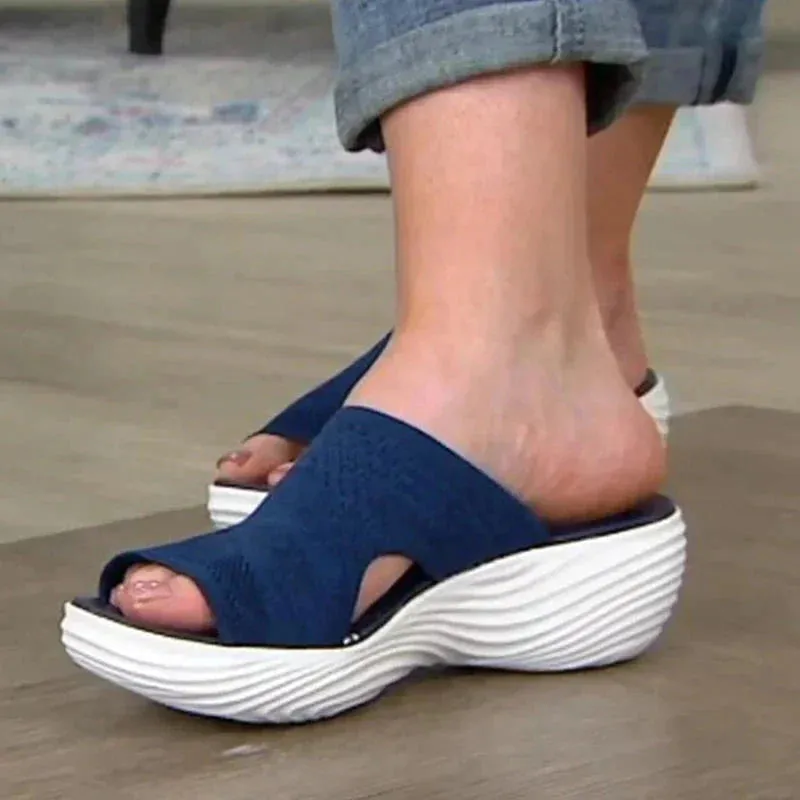 Cushioned Orthopedic Sandals with Supportive Slip-On Design