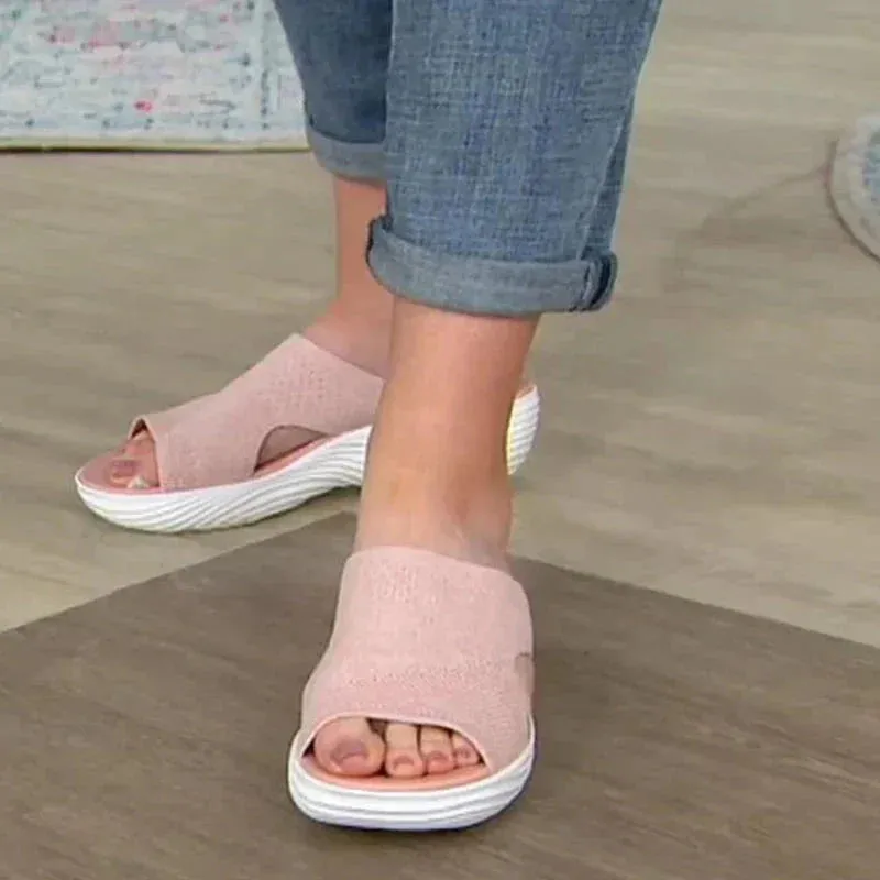 Cushioned Orthopedic Sandals with Supportive Slip-On Design